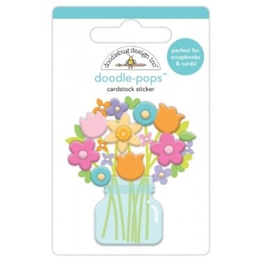 Doodlebug Design Bright Bunch Doodle Pops (6238)