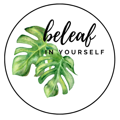 Beleaf in yourself| Sluitstickers 10st.