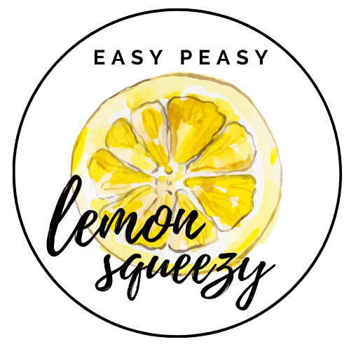 Easy peasy lemon squeezy | Sluitstickers 10st.