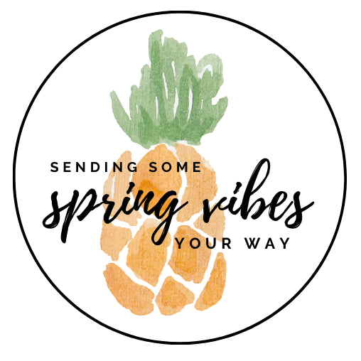Sending some spring vibes your way | Sluitstickers 10st.