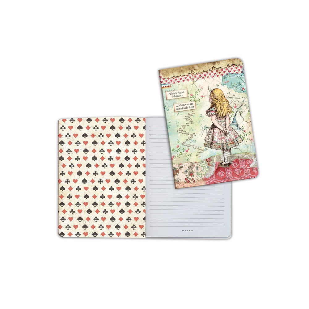 Stamperia A5 Notebook Alice (ENBA5023)