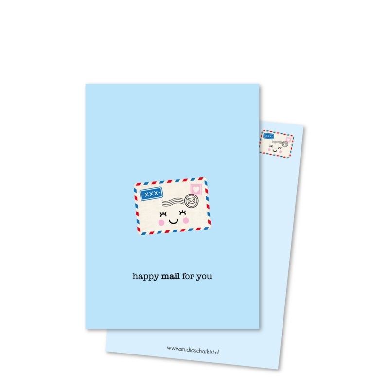 Happy mail for you | Kaart Studio Schatkist