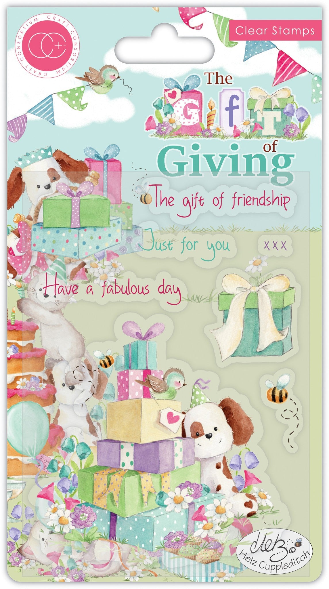Craft Consortium The Gift of Giving Clear Stamps The Gift (CCSTMP041)