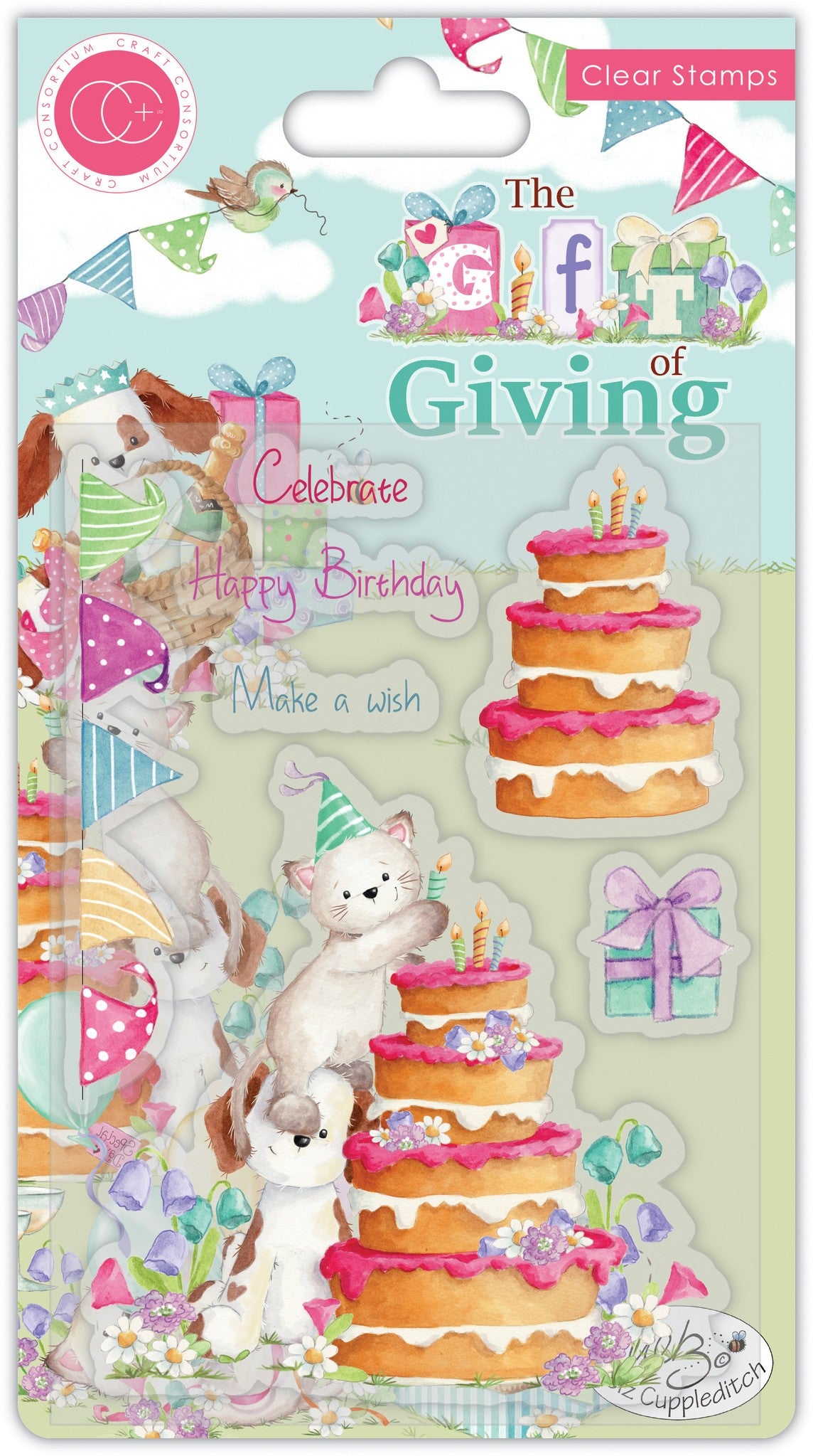Craft Consortium The Gift of Giving Clear Stamps Make a Wish (CCSTMP039)