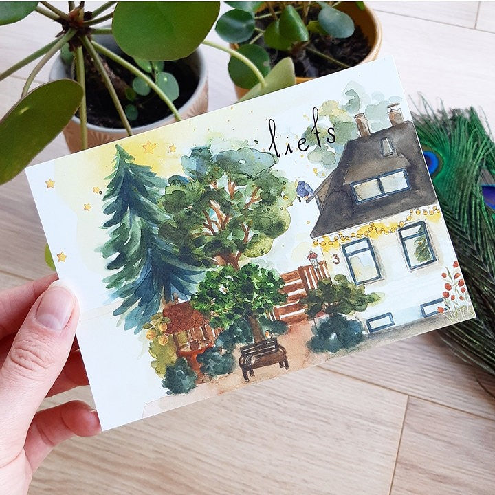 Liebe im Haus | Postkarte A6 Romyillustrationen