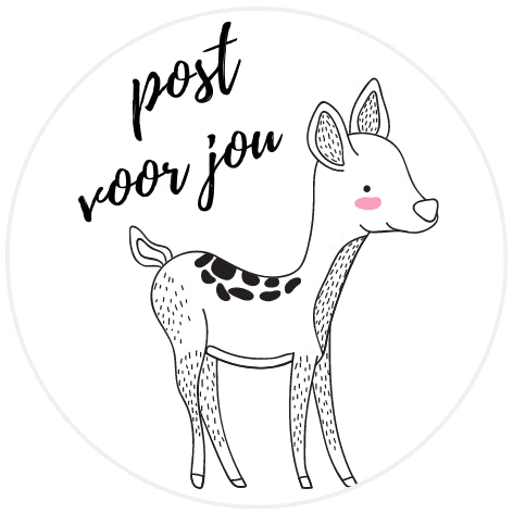 Post voor jou| Sluitstickers 10st.