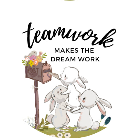 Teamwork| Sluitstickers 10st.