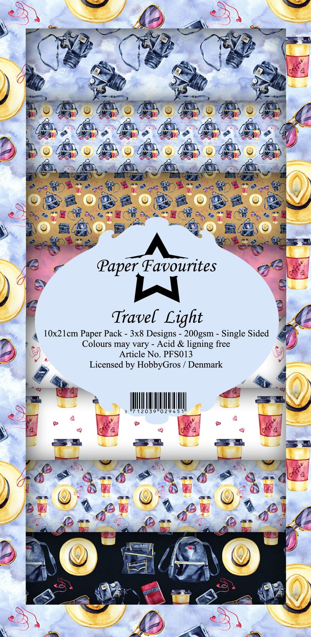 Paper Favourites Travel Light Slim Paper Pack (PFS013)