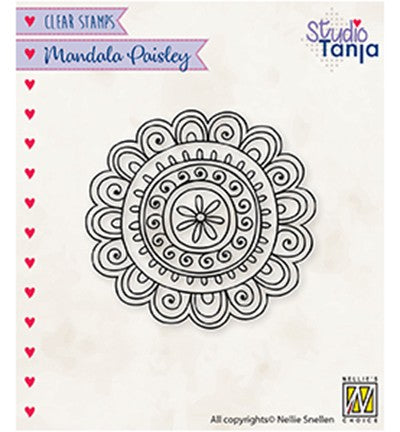 Mandala's Paisley flower| Clear Stamps