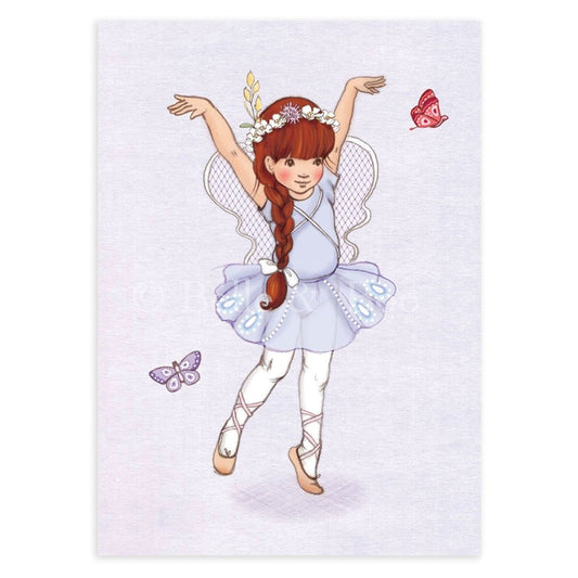 Butterfly girl| Kaart Belle & Boo