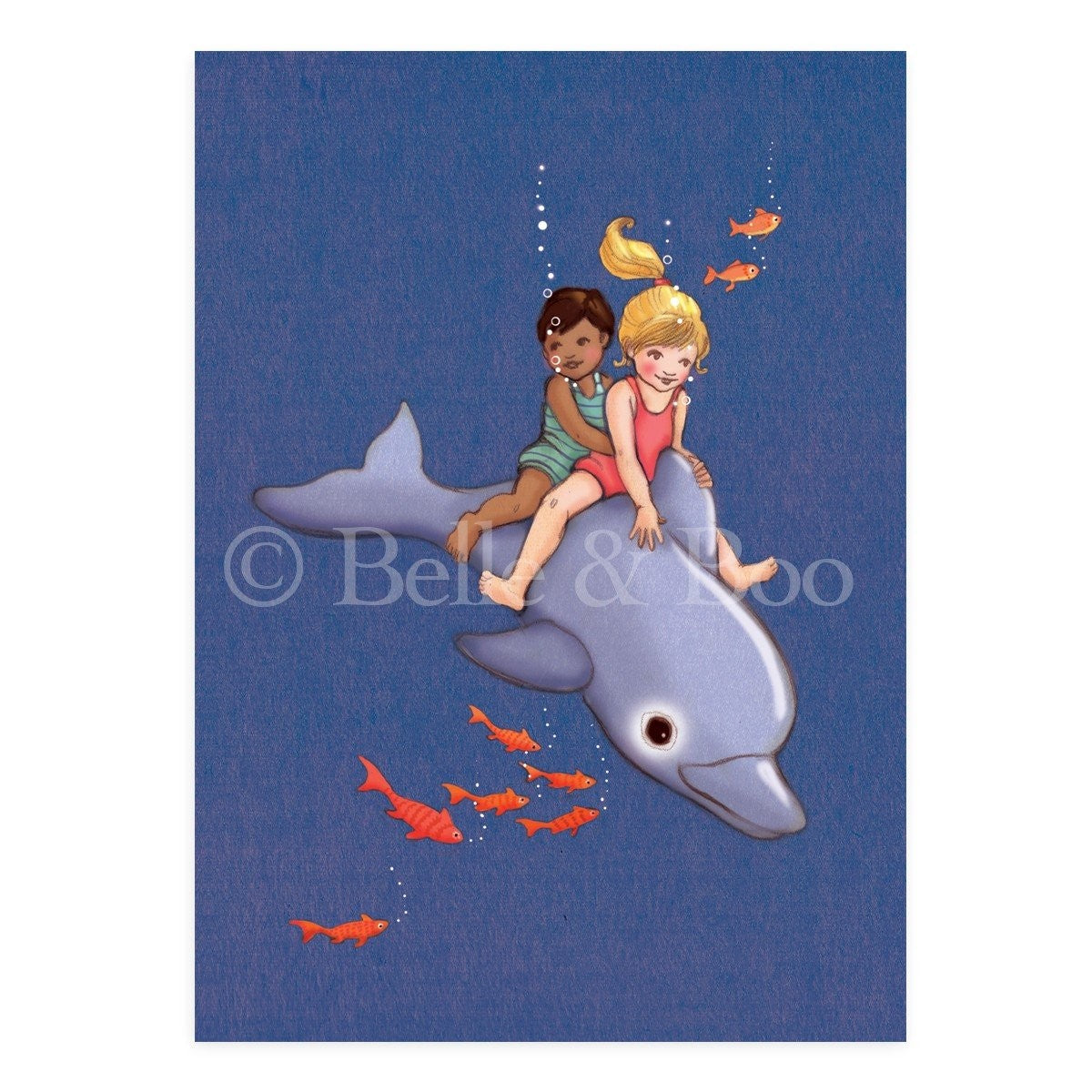 Dolphin Adventure| Kaart Belle & Boo