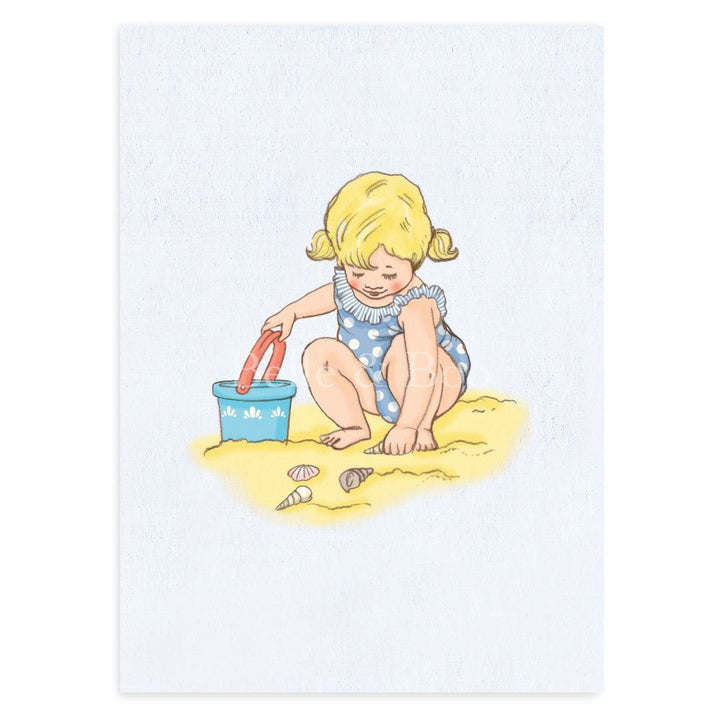 Collecting shells| Kaart Belle & Boo