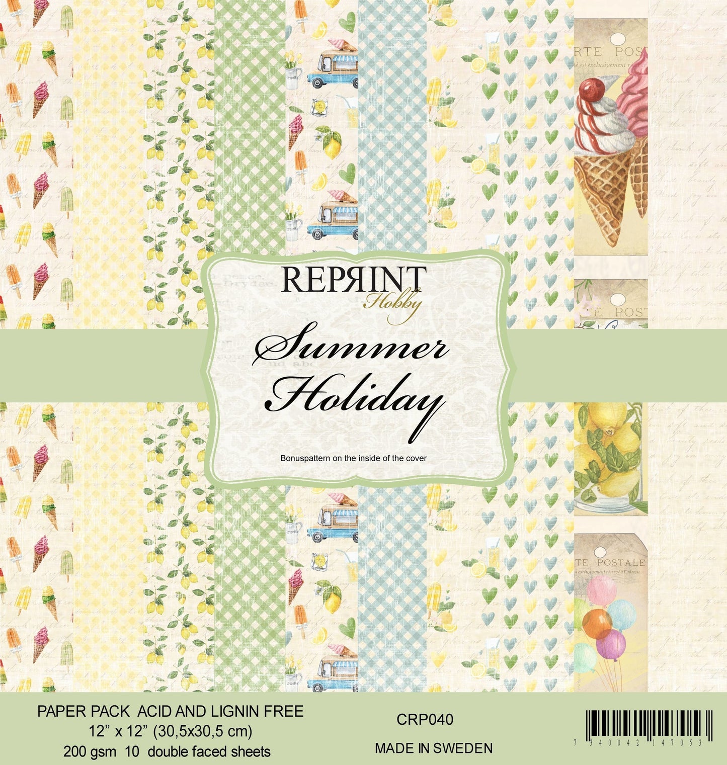 Reprint Summer Holiday Collection 6x6 Inch Paper Pack (RPP057)
