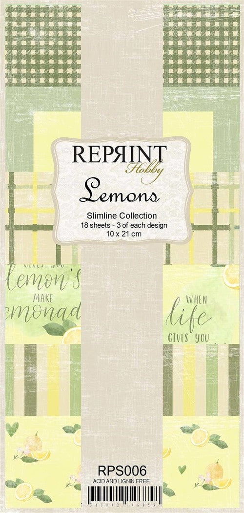 Reprint Lemons Slimline Paper Pack (RPS006)