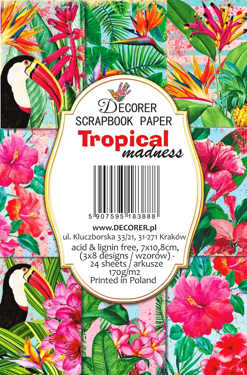 Decorer Tropical Madness Paper Pack (DECOR-M92)