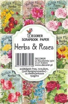 Decorer Herbs & Roses Paper Pack (DECOR-M21)