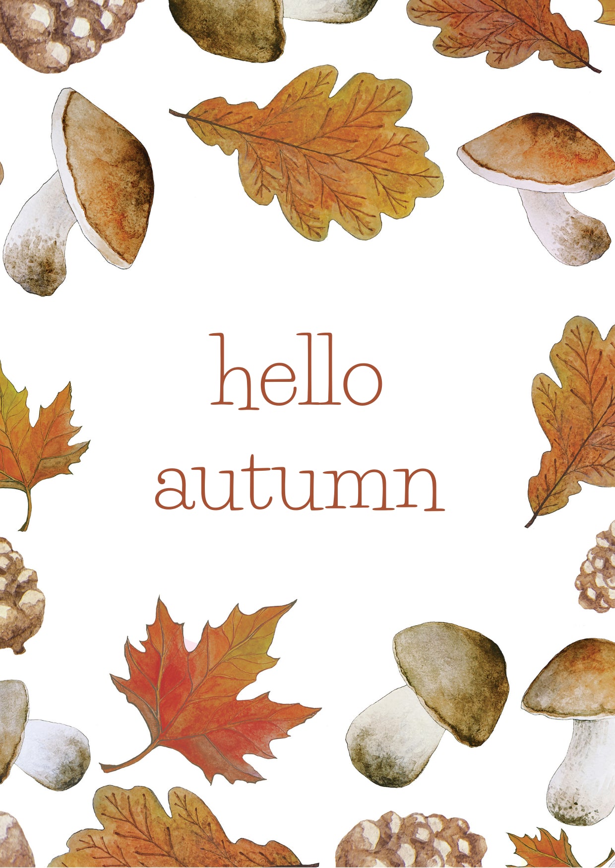 Hello autumn| Kaart Herfst collectie Fripperies