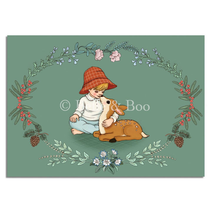 Deer boy| Kaart Belle & Boo