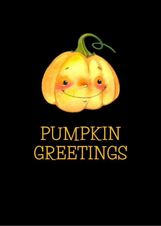Pumpkin greetings Pompoen| Halloween collectie 2021 Fripperies