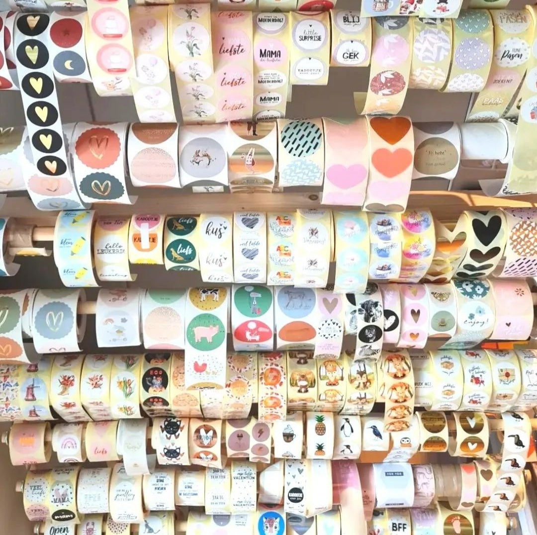 50 sluitstickers verrassingsmix| Stickermix 50st
