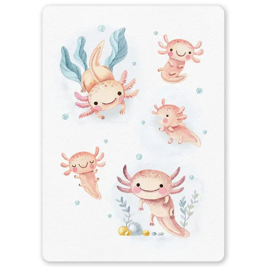 Axolotls | Kaart Little Lefty Lou
