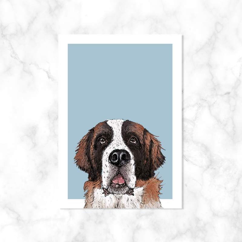 Sint-Bernard hond | Kaartstudio