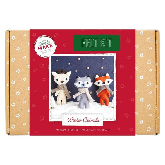 Simply Make Felt Kit Decorations Winter Animal (DSM 106085)