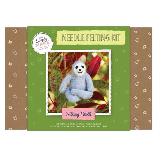 Simply Make Needle Felting Kit Sitting Sloth (DSM 106058)
