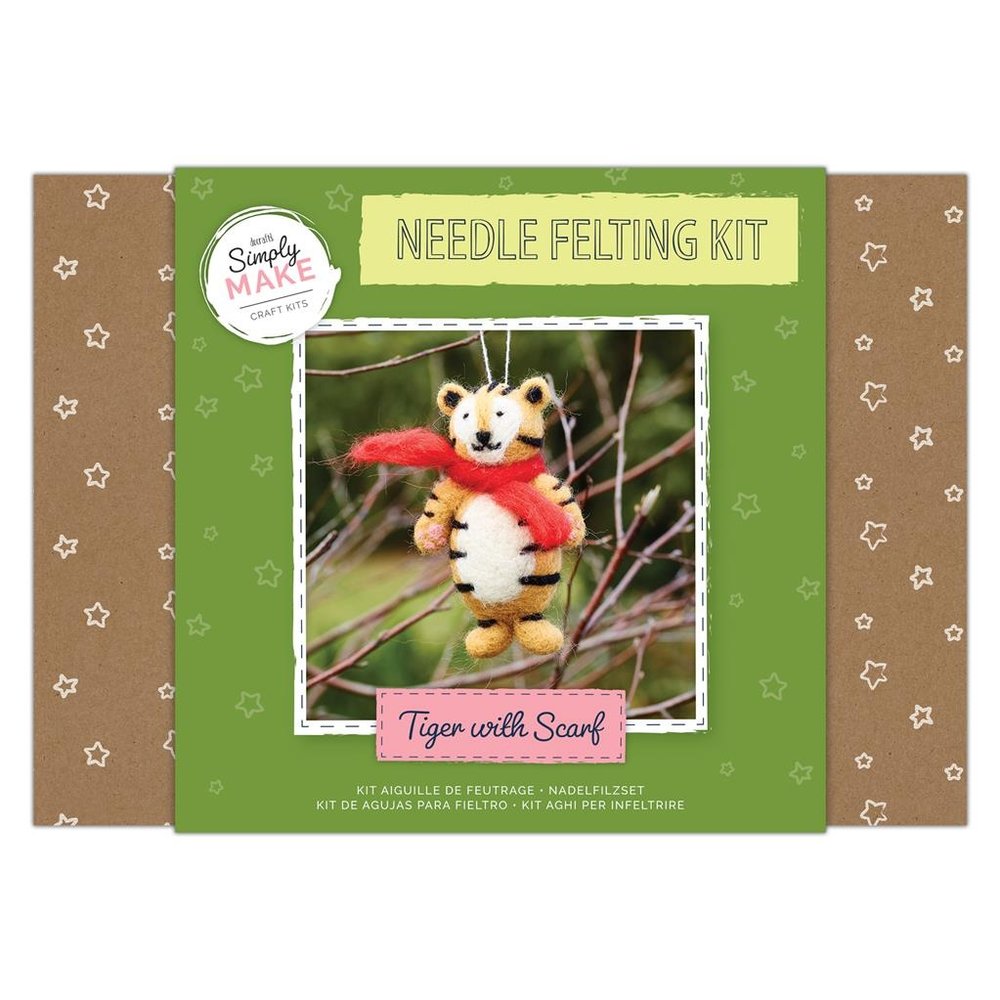 Simply Make Needle Felting Kit Tiger with Scarf (DSM 106056)